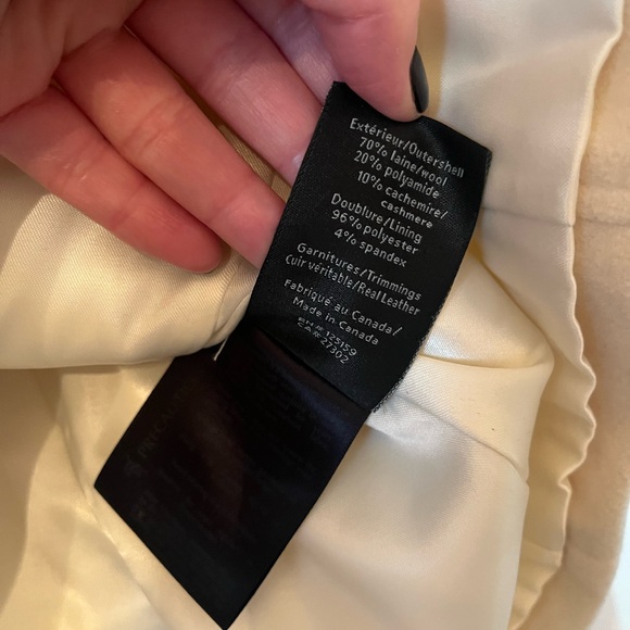 Mackage Wool & Leather Coat - Picture 5 of 5